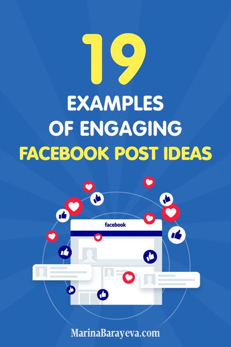 Facebook engagement posts ideas to increase engagement on a Facebook business page or group. You'll find different variations of content that you can use daily. These 19 examples of engaging Facebook post ideas work well if you want to get more likes and comments. Engaging Facebook Posts Ideas, Engagement Post Ideas Social Media, Welcome Post Facebook Page, Algorithm Facebook Posts, Facebook Engagement Posts Ideas, Engagement Posts Ideas, Facebook Post Ideas, Posting Ideas, Business Facebook Page