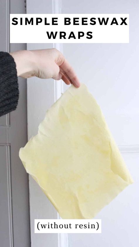 A hand holding a homemade beeswax wrap that is yellow in front of a white background. Bees Wax Wrap Diy, Beeswax Diy, Beeswax Recipes, Diy Beeswax Wrap, Body Care Recipes, Bees Wax Wraps, Beeswax Pillar Candles, Bees Wrap, Honey Brand