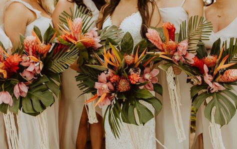 Aruba Destination Wedding, Destination Wedding Aruba, Aruba Weddings, Tropical Wedding Bouquets, Dark Tropical, Tropical Bohemian, Tropical Wedding Theme, Tropical Wedding Decor, Tropical Wedding Inspiration