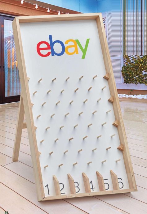 Bring back the popular Plinko game for your party, company picnic, and other carnival-like events! It will keep your guests entertained for hours anytime anywhere. Diy Plinko Game, Interactive Games For Events, Plinko Board Diy, Plinko Board, Plinko Game, Game Booth, Yard Game, Festival Games, Event Games