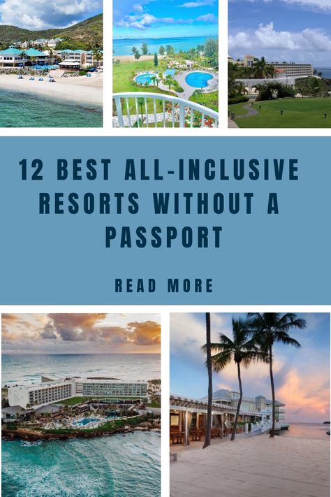 Are you looking for the best all-inclusive resorts without a passport? Here are the best all-inclusive resorts that don’t require a passport. All Inclusive Resorts In The Us Couple, Best All Inclusive Resorts For Adults In Usa, Budget Friendly All Inclusive Resorts, Best All Inclusive Resorts For Couples, No Passport Needed Travel Destinations, Places To Travel Without A Passport, Usa All Inclusive Resorts, Best All Inclusive Resorts For Families, Us All Inclusive Resorts