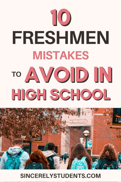 Tips For Freshman In High School, Freshman Year High School, Back To School Amazon, High School Essentials, High School Schedule, High School Prep, High School Supplies, Back To School Highschool, Freshman Orientation