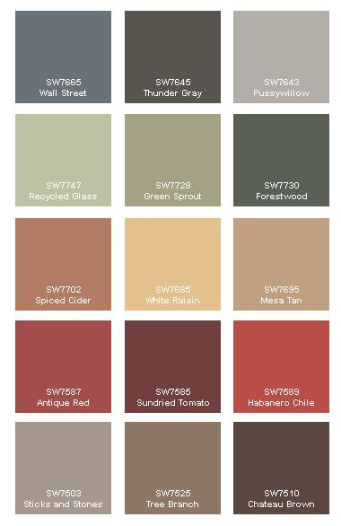 Fall paint color palette Fall Paint Colors, Rustic Paint Colors, Paint For Walls, Interior Paint Colors For Living Room, Interior Paint Colors Schemes, Paint Color Schemes, Paint Color Palettes, Interior Paint Colors, Paint Colors For Living Room