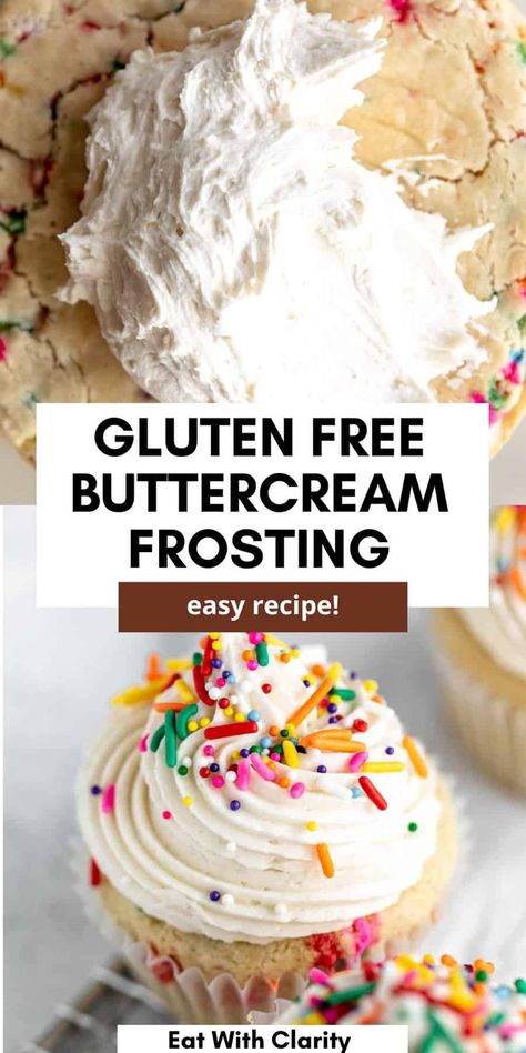 Allergy Free Frosting, Gluten Free Icing For Cupcakes, Gluten Free Fondant Recipe, Gluten Free Buttercream Frosting, Gluten Free Icing For Cake, Gluten Free Baking Tips, Writing Icing Recipe, Gluten Free Frosting Recipe, Gluten Free Cake Recipes