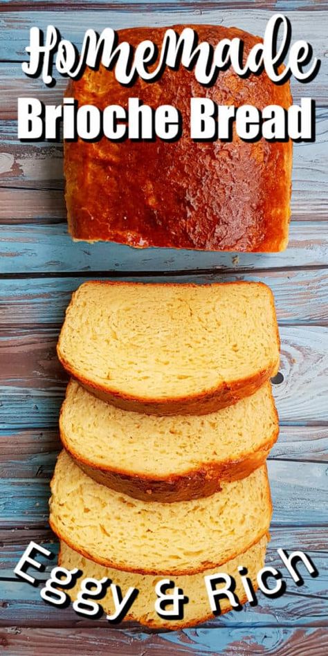 Homemade Brioche Bread, Hamburgers And Hot Dogs, Bread For Sandwiches, Brioche Bread Recipe, Homemade French Toast, Homemade Brioche, French Bread French Toast, Brioche Recipe, Make Bread