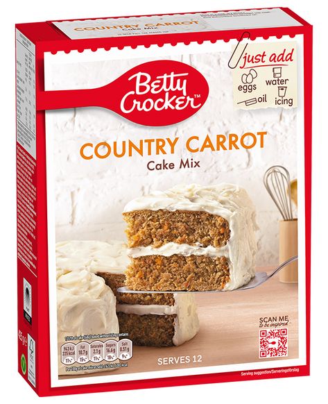 Pineapple Carrot Cake Recipe | Easy Baking Recipe | Betty Crocker Carrot Cake From Box Mix Betty Crocker, Pineapple Carrot Cake Recipe, Betty Crocker Carrot Cake, Cake Mix Better, Recipes With Crushed Pineapple, Pineapple Carrot Cake, Easy Baking Recipe, Carrot Cake With Pineapple, Cake Recipe Easy