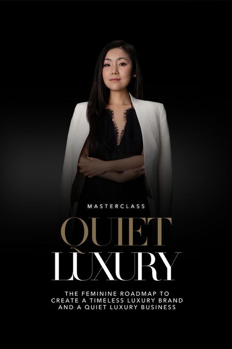 “Quiet Luxury” Masterclass Curated for Quiet-Luxury Fempreneurs: You desire to align your business with your soft quiet luxury lifestyle and feminine soul, without having to use the masculine way of building business, a complicated marketing process, a big team or relying on social media. Quiet Luxury | Luxury Branding | Luxury Business | Luxury Brand Coach | Quiet Luxury Business | Luxury Brand Strategy | Female Coaches | Feminine Energetics Branding Luxury, Building Business, Marketing Process, Luxury Branding Design, Luxury Marketing, Luxury Business, Branding Coach, Business Building, Quiet Luxury