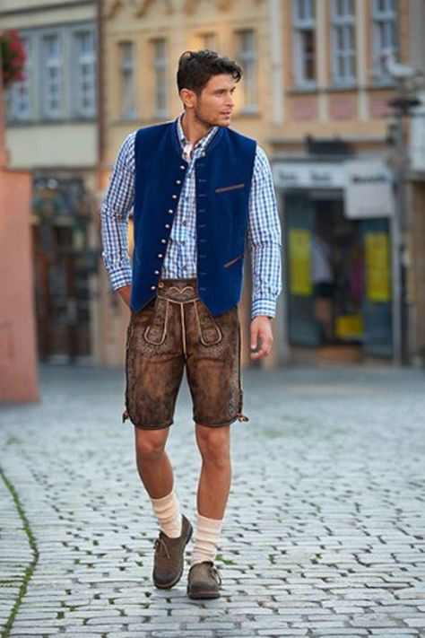 Octoberfest Outfit, Octoberfest Outfits, German Traditional Clothing, Lederhosen Costume, Lederhosen Outfit, Mens Socks Fashion, Oktoberfest Outfit, Men In Heels, Wedding Outfit Men