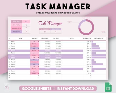 Task Tracker Digital To Do List Task Planner Google Sheets Template Student Planner Small Business Adhd Planner Life Planner Productivity realisticplanner #aestheticplanners #weeklyfinancialplanner #notionplanner⌨️ Google Sheets Life Planner, To Do List Excel Template, Excel Sheets For Small Business, Work Task List Template, Excel To Do List Template, Task Tracker Template, Google Sheets Task Tracker, Google Sheet Aesthetic, Excel Organization Ideas