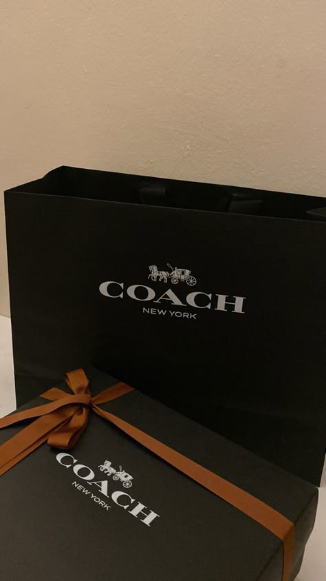 Self Reward, Coach Aesthetic, Business Branding Ideas, Luxury Birthday Gifts, Purse Aesthetic, Vision Board Collage, Coach Shop, Aesthetic Bag, Luxury Packaging Design