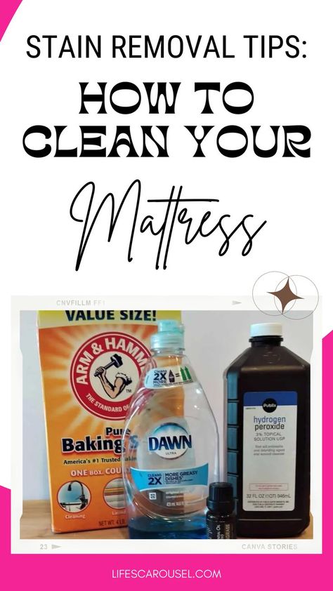 Homemade Mattress Cleaner, Bed Cleaner Mattress, Diy Mattress Cleaner, How To Clean Mattress, Mattress Stain, Clean Mattress Stains, Wash Mattress, Clean Your Mattress, Remove Stains From Mattress