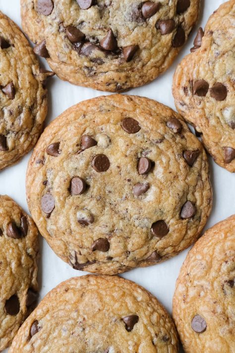 Big Chocolate Chip Cookies, King Arthur Recipes, Chocolate Chip Cookie Brownies, Brown Butter Chocolate Chip Cookies, Banana Bread Recipe Moist, King Arthur Baking, Easy Peanut Butter Cookies, Big Chocolate, Gluten Free Chocolate Chip Cookies