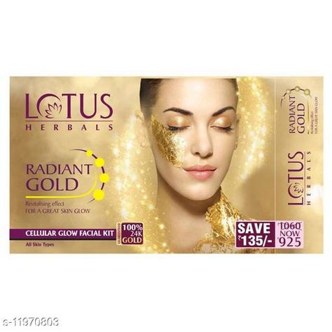 Face Lotus Gold Product Name: Lotus Gold Type: Facial Wipes Multipack: 1 Add On: Facial Kit Country of Origin: India Sizes Available: Free Size Catalog Rating: ★4 (222) Catalog Name: Premium Gentle Cleansers CatalogID_2278132 C51-SC1241 Code: 763-11970803-558<> #Makeu... Gold Facial Kit, Facial Kit, Horse Chestnut, Facial Wipes, Exfoliating Cleanser, Body Hair Removal, Improve Blood Circulation, Gold Leaves, Gentle Cleanser