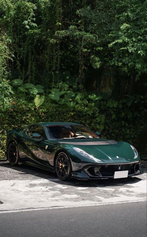 Green Car Wallpaper, Forest Green Car, Car Hacks For Moms, Car Cleaning Hacks Interior, Car Wallpaper 4k, Ferrari 812 Competizione, Car Travel Hacks, Girl Cars, Cake Car