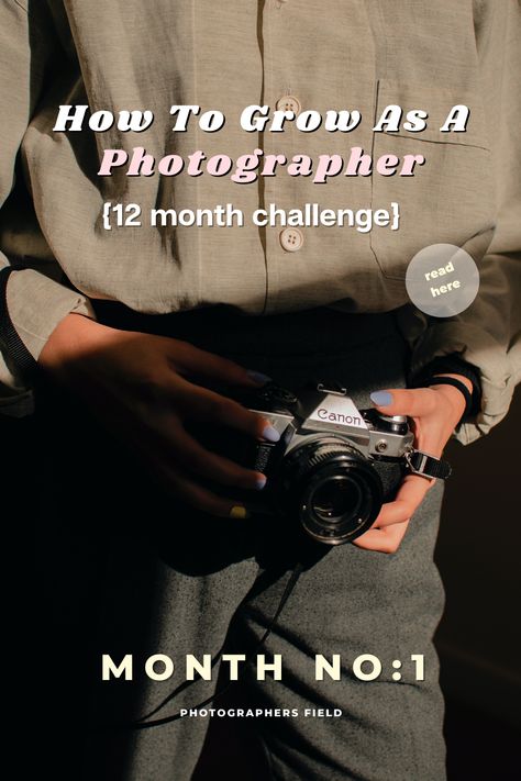 Ready to push your creativity and finally achieve your photography goals? Join our 12-month challenge, where each month brings a new theme and help you grow as a photographer. Photography Portfolio Layout, Month Challenge, Digital Photography Lessons, Photography Tips Iphone, Phone Photo Editing, Photography Journey, Train Photography, Film Studies, Photo Editing Techniques