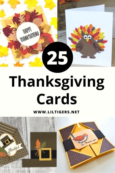 25 Best Thanksgiving DIY Cards Turkey Cards Thanksgiving, Thanks Giving Cards For Teachers, Thanksgiving Cards For Kids Homemade, Diy Thanksgiving Cards For Kids, Thanksgiving Card For Teacher, Easy Thanksgiving Cards To Make, Thanksgiving Card Ideas Simple, Diy Miss You Cards, Kids Thanksgiving Cards Handmade