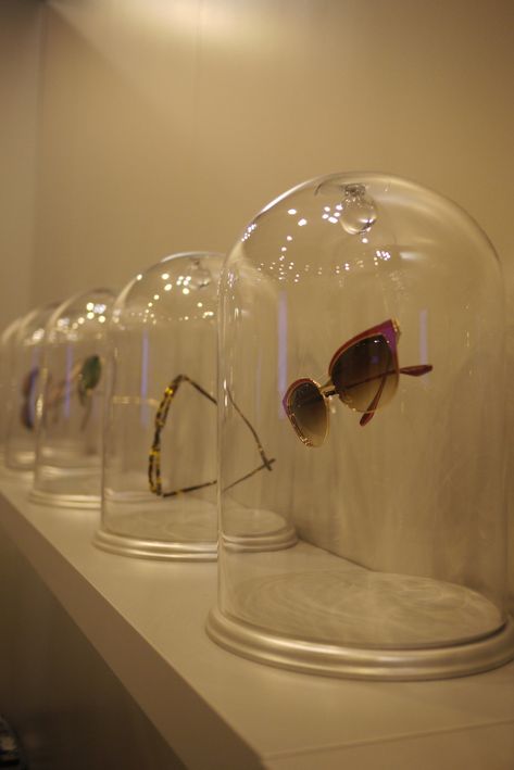 Barton Perreira Sunglass 2012 Optical Office, Eyewear Retail, Glass Cloches, Eyewear Store Design, Eyewear Display, Sunglasses Display, Boutique Display, Barton Perreira, Deco Nature