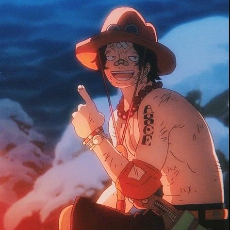 Portgas D Ace Pfp, Portgas D. Ace Icon, Ace Pfp, Luffy Pfp, Whitebeard Pirates, Ace One Piece, Animes Emo, Devil Fruit, Zoro Roronoa