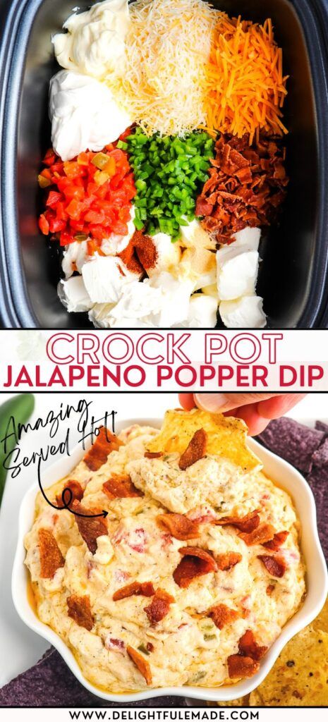 Crockpot Finger Foods For Party, Finger Foods Crockpot, Camping Potluck Ideas, Work Potluck Ideas, Dipping Recipes, Crockpot Potluck, Cream Cheese Jalapeno, Popper Dip Recipe, Crockpot Party Food