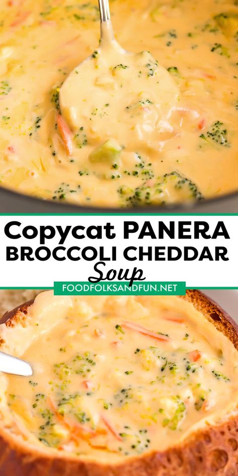 Broccoli Beer Cheese Soup Taste Of Home, Best Ever Broccoli Cheese Soup, Food Folks And Fun Recipes, Best Dinners Ever, Soup And Grilled Cheese Dinners, Yats Copycat Recipes, Vegetable Cheese Soup, Panera Broccoli And Cheese Soup Crockpot, Best Broccoli Cheddar Soup Recipe