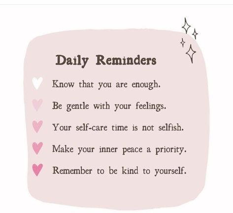 Everyday Reminders Daily Reminder, Daily Reminder For Women, Reminders Self Love, Daily Reminders For Him, Reminder Notes Aesthetic, Reminders To Yourself, Daily Reminder Template, Today's Reminder Quotes, Cute Daily Reminders For Friends