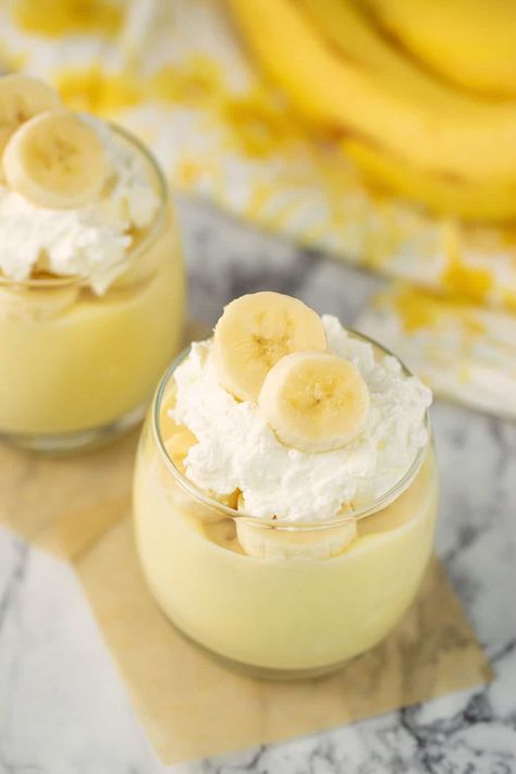 Homemade Banana Pudding - From Scratch Pudding Recipes Homemade, Extreme Happiness, Pudding From Scratch, Banana Pudding From Scratch, Banana Desserts, Healthy Desserts For Kids, Homemade Banana Pudding Recipe, Healthy Pudding, Cottage Pie Recipe