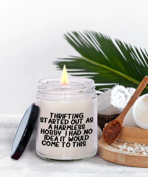 🔥👀 Discover the perfect gift for all your thrifting-loving friends! 🎁✨ Our Quote Inspired Scented Soy Candle is the ultimate delight for any occasion, whether it's a birthday, holiday, or just because! ❤️🕯️ With a variety of scents to choose from, you'll be sure to find the perfect match for your special someone. 💫🛍️ Don't miss out on this thrifting treasure, now available for only $24.95! 💸💰 #ThriftLife #GiftsForFriends #ThriftingEnthusiasts #SoyCandle #QuoteInspired #BirthdayGifts #HolidayS... Single Mom Gifts, Godson Gifts, Cranberry Chutney, Bonus Dad Gifts, Nephew Gifts, Goddaughter Gifts, Pink Vanilla, Apple Candles, Niece Gifts