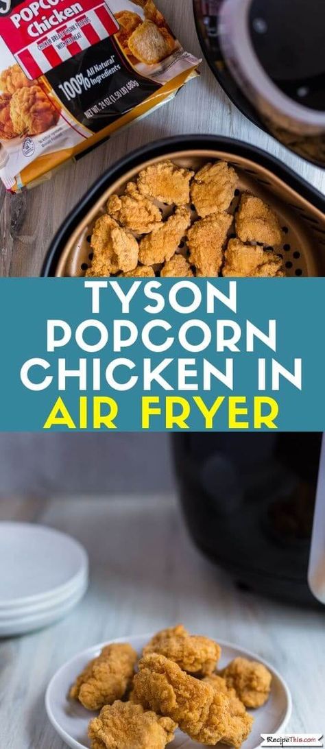 Tyson Popcorn Chicken. How to cook your favourite frozen Tyson popcorn chicken in the air fryer. Perfect if you want your Tyson popcorn chicken crispy and perfectly cooked. #popcornchicken #tyson #airfryer #airfryerrecipes #airfryerchicken Air Fryer Popcorn Chicken, Air Fryer Popcorn, Chicken In Air Fryer, Frozen Popcorn, Fabulously Frugal, Popcorn Chicken Recipe, Cooks Air Fryer, Favorite Dinner, Air Fryer Recipes Chicken