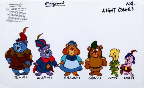 Disney Gummi Bears, Diy Miraculous, 80s Cartoon Characters, Disney Afternoon, Tattoo Disney, Film Characters, Gummi Bears, Walt Disney Characters, Disney Tattoo