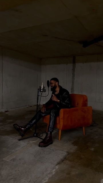 LAPHEAL STERLING | Music/STYLE on Instagram: "Check out my latest single Obsession ft @therealinsydious available on all digital platforms #ukmusicians #adolescentes #obsession #aestheticallypleasing #maleartist #moody #trendingmusic #trendingreels Aesthetic, modern chair, monochrome outfit, black only, good vibes only Uk based musician & content creator" Content Ideas For Musicians, Musician Content Ideas, Moody Photography Aesthetic, Music Content Ideas, Music Video Ideas Aesthetic, Music Video Inspiration, Live Performance Aesthetic, Moody Instagram Aesthetic, Black Music Aesthetic