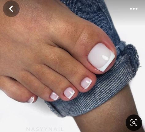 Shellac Toes, French Toe Nails, Shellac Pedicure, Nail Master, French Pedicure, Gel Toe Nails, Acrylic Toes, Acrylic Toe Nails, Toe Nail Color