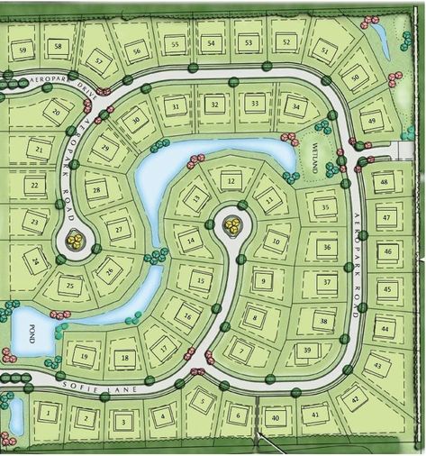 Neighborhood Layout, Neighborhood Ideas, Site Plan Rendering, Neighborhood Design, City Skylines Game, Architecture Site Plan, Landscape And Urbanism Architecture, Urban Design Graphics, Urban Design Architecture