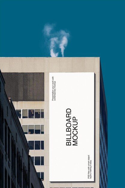 Billboard On Building, Billboard Layout Design, Adidas Ads Advertising, Billboard Poster Design, Graphic Design Billboard, Billboard Layout, Mockup Building, Billboard Aesthetic, Premium Advertising