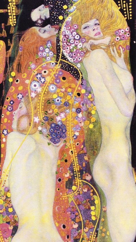 Klimt Wallpaper Iphone, Gustav Klimt Inspired Art, Decorative Art Painting, Klimt Background, Gustav Klimt Aesthetic, Gustav Klimt Wallpaper, Klimt Aesthetic, Klimt Wallpaper, Ii Background