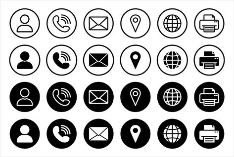 Contact Logo, Icon Contact, Contact Icons Vector, Website Symbol, Balinese Tattoo, Fashion Communication, Christian Graphics, Communication Icon, Mobile App Icon