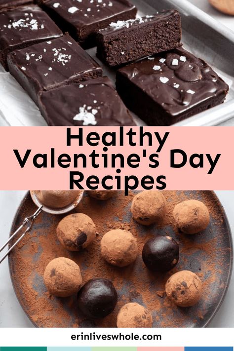 Celebrate LOVE with a dessert or two or three for you and your partner or your Galentine's! These healthy Valentine's Day recipes are going to make your sweet tooth happy! Healthy Valentines Breakfast, Healthy Valentine Desserts, Gluten Free Strawberry Shortcake, Brownie Bites Recipe, Chocolate Tarts Recipe, Valentines Breakfast, Dairy Free Brownies, Healthy Valentines, Healthy Chocolate Chip Cookies