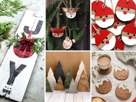 Décorations de Noël DIY : 15 projets à faire avec de la peinture Deco Noel Diy, Diy Deco, Noel Diy