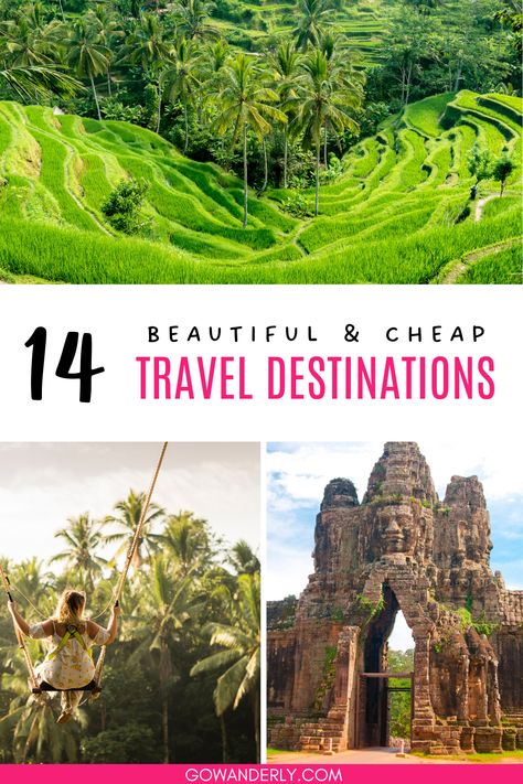 14 beautiful and affordable travel destinations ideal for budget-conscious travelers. Cheap Beautiful Places To Travel, Must Visit Places In The World, Cheap Europe Destinations, Best Places To Travel In The World, Most Beautiful Places In The World, Unique Places To Travel, Cheap International Travel, Cheapest Countries To Visit, Cheapest Places To Travel