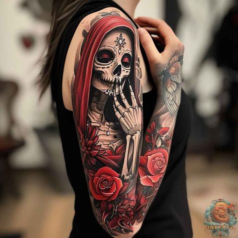 If you're looking for some inspiration for your next tattoo, or just want to see some of the most creative and well-done pieces out there, the subreddits r/tattoo and r/tattoos are the perfect places to start. Mexican Tattoo Ideas For Women, 92 Tattoo, La Catrina Tattoo, La Santa Muerte Tattoo, Santa Muerte Tattoo, La Muerte Tattoo, Jamaican Men, Mexican Tattoo, Hyper Realistic Tattoo