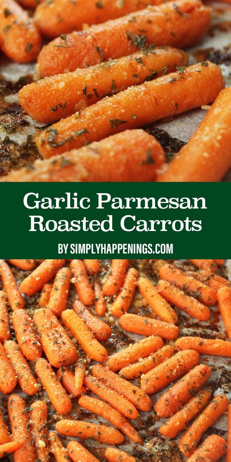 How To Cook Carrots, Parmesan Roasted Carrots, Cook Carrots, Carrot Recipes Side Dishes, Carrots Roasted, Roasted Baby Carrots, Baby Carrot Recipes, Carrots Side Dish, Roasted Carrots Recipe