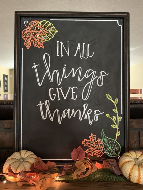 Happy Thanksgiving Sign Chalkboard Art, Simple Thanksgiving Chalkboard Art, Thanks Giving Chalkboard, Fall Chalkboard Art Christian, Chalk Art Thanksgiving, Chalkboard Art Thanksgiving, Seasonal Chalkboard Art, Chalkboard Thanksgiving Ideas, Thanksgiving Blackboard Ideas