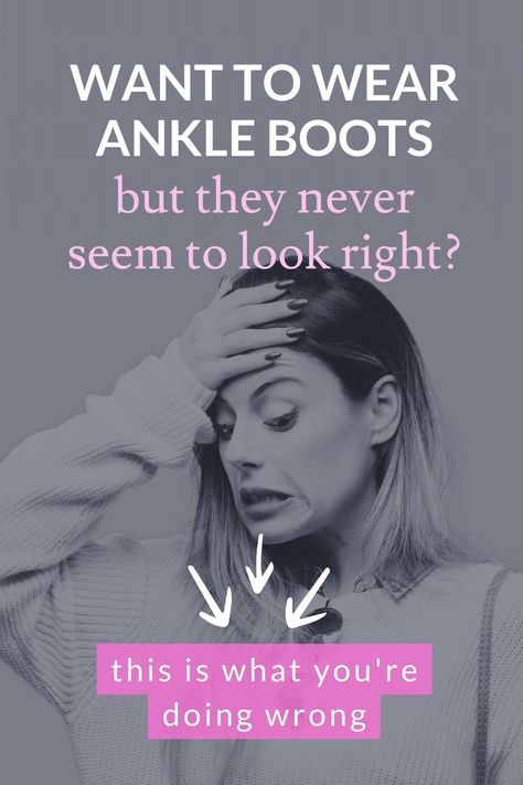 Ankle boots can be tricky to wear! Do you tuck your jeans in, or leave them untucked? How to wear western ankle boots? How do you wear ankle boots with a dress outfit in winter, and how to how to wear straight leg jeans outfits with ankle boots? I’m a personal stylist and I’m answering all this and more, so you can learn the correct way to wear ankle boots this fall and winter. What To Wear Ankle Boots With, How To Wear Pointy Ankle Boots, Western Style Ankle Boots Outfits, Suede High Boots Outfit, Brown Kitten Heel Boots Outfit, Boot Styles Guide Women, Ankle Boots Pants, Ankle Boots Over 50 For Women, Winter Outfits With Tall Boots