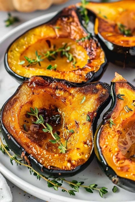 This air fryer acorn squash is so full of flavor! With brown sugar and cinnamon, it turns out caramelized, sweet, and delicious. Airfryer Acorn Squash, Acorn Squash And Zucchini Recipes, Acorn Squash In Air Fryer, Acorn Squash Recipe Brown Sugar, Delicata Squash Air Fryer, Air Fry Acorn Squash, Spa Fridge, Acorn Squash Recipe Air Fryer, Air Fryer Acorn Squash Recipes