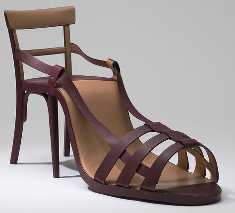 Birgit Juergenssen Schuhsessel, 1974 MAK Contemporary Art Collection Shoe Chair, Unusual Furniture, Unique Chair, Deco Originale, Art Chair, Funky Furniture, Creative Furniture, Unique Shoes, Shoe Art