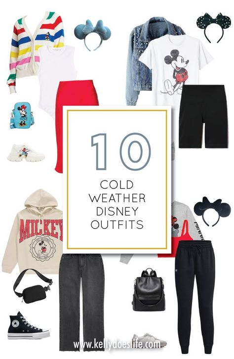 Disney World Outfit Ideas Winter, Disney Outfits For Winter, Disneybound Outfits Casual Winter, Tokyo Disneyland Winter Outfit, Disneyland February Outfits, Disney Cold Outfit, What To Wear To Disneyland In January, Walt Disney World Outfits Winter, Comfortable Disneyland Outfits Women