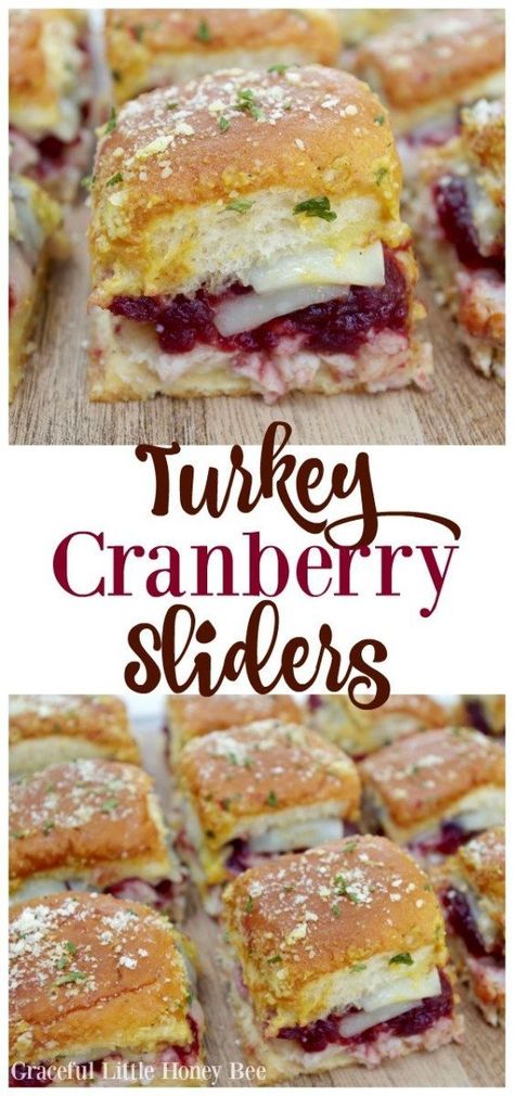 Turkey Cranberry Sliders Turkey Cranberry Sliders, Cranberry Sliders, Turkey Cranberry, Tiktok Recipes, Chewy Sugar Cookies, Thanksgiving Leftovers, Slider Recipes, Banana Split, Filling Recipes