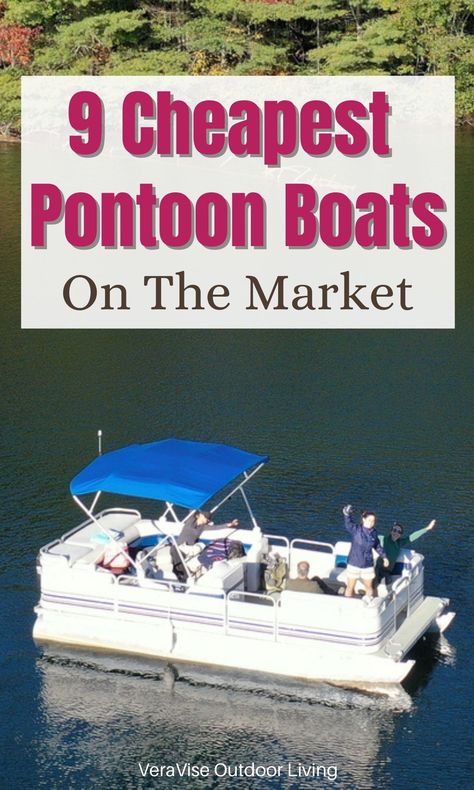 Pontoon boats are one of the most versatile boats there is on the market. With their spacious layout and lounge-around features, they’re one of the most comfortable watercraft you’ll ever come across. But all of these come with a price and some of them can be quite costly, but if you’re on a budget don’t you worry because we’ve got you covered. We’ve rounded up the cheapest pontoon boats on the market that will let you experience high-end on a budget. Poonton Boats, Fishing Boats Ideas, Pontoon Houseboats For Sale, Diy Pontoon Boat, Pontoon Boat Ideas, Electric Pontoon Boat, Pontoon Boat Parts, Best Pontoon Boats, Mini Pontoon Boats