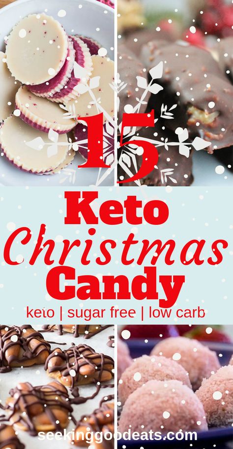 Sugar Free Candy Recipes, Keto Christmas Recipes, Low Carb Christmas, Low Carb Candy, Keto Christmas Cookies, Keto Holiday Recipes, Low Carb Holiday, Healthy Candy, Keto Holiday