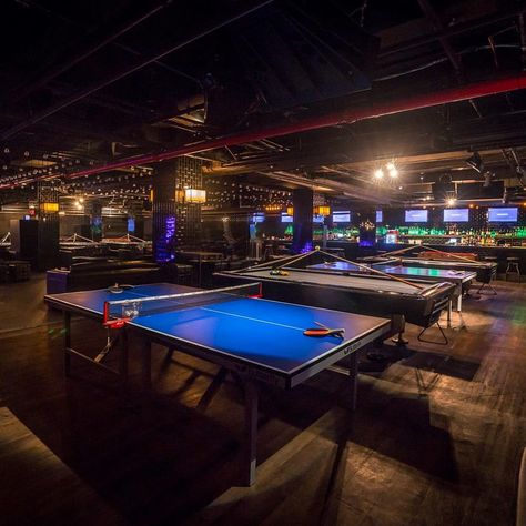 Indoor Bowling, Upscale Bar, Indoor Slide, New York Bucket List, Bar And Lounge, Billiards Table, Newyork Manhattan, Five Little Monkeys, Indoor Slides