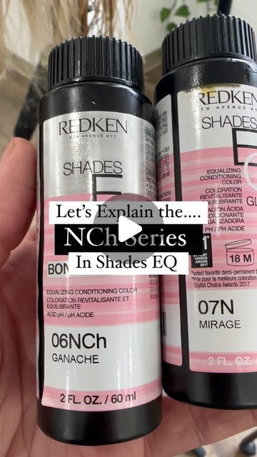 Adrienne Dara Stephenson/ Hair Education & Tutorials on Instagram: "FYI hairstylist friends: This mannequin the NCh is in the zone 1 not on zones 2/3. This breakdown is to help you understand the NCh series more clearly and when and WHY to use it. Reflect: Ash/Blue/Mahogany This tells us NCh is more COOL than it is WARM in the way in which it deposits. Blue is PRIMARY therefore if you ever used NCh and expected it to be RICH and found it to be more “flat” or cool it is because Blue comes first so the series is more cool. Remember, rich = warmth so a series that produced this would have a warm reflect as the primary. The background color is BROWN TO TAN. Any series housed in this family is more natural in the way in which it deposits. So we now know NCh is more cool than warm and more nat 7p Redken Shades Eq, Redken Shades Eq Level 8 Formulas, Level 7 Hair Color, Toner For Brown Hair, Redken Color Formulas, Redken Toner, Rich Brown Hair Color, Warm Brown Hair Color, Redken Color Gels